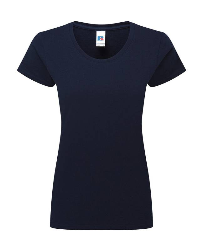Autentisk klassisk T-shirt för damer, fransk marinblå – Russell Athletic (1)