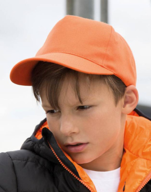 Junior Boston Printers-keps, svart – Result Headwear (2)
