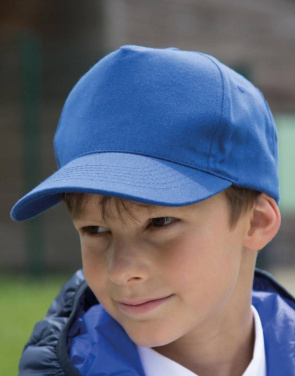 Junior Boston Printers-keps, flaskgrön – Result Headwear (3)