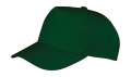 Boston 5-Panel Printers Cap, flaskgrön