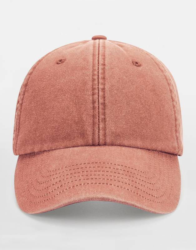 Lågprofilerad vintagekeps, Vintage-orange – Beechfield (1)