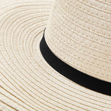 Marbella solhatt med bred brätte, naturfärgad – Beechfield (3)