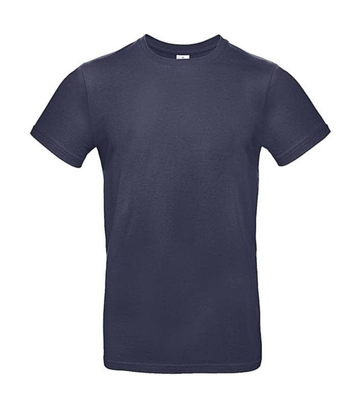 #E190 T-shirt, marinblå – B&C (1)
