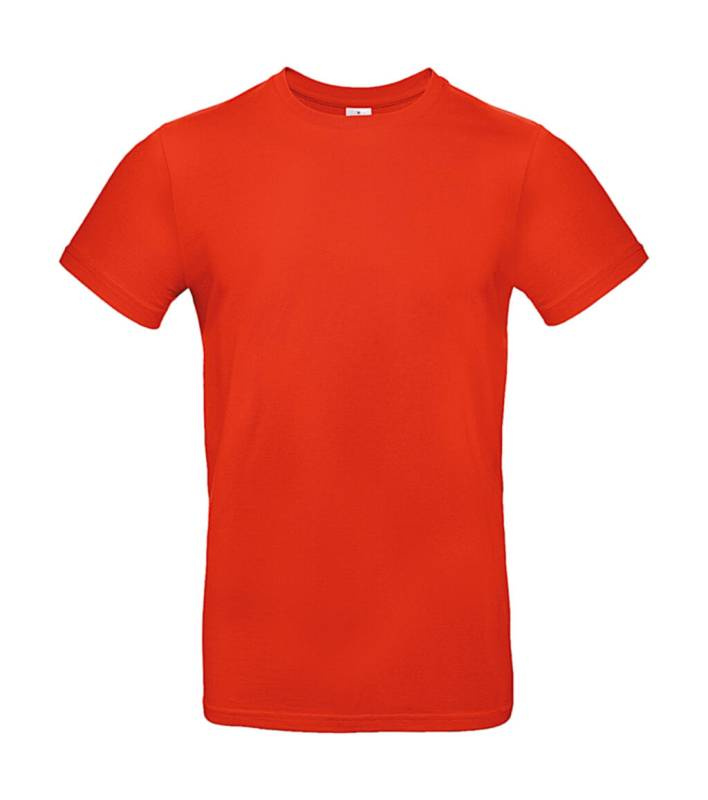 #E190 T-shirt, Eldröd – B&C (1)