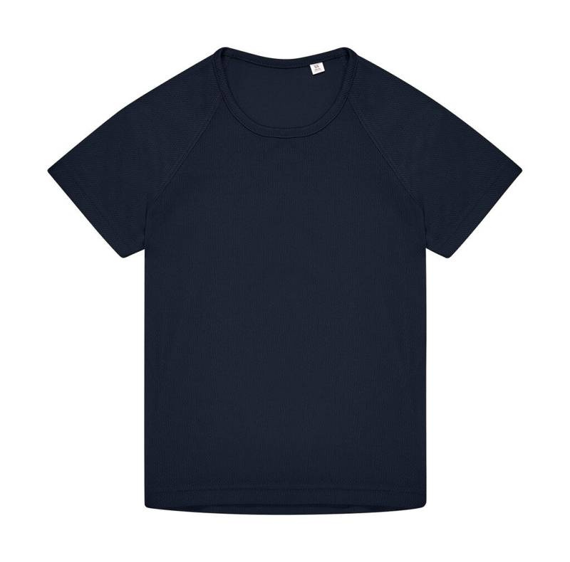 Aktiva T-shirts för barn, marinblå – B&C (1)