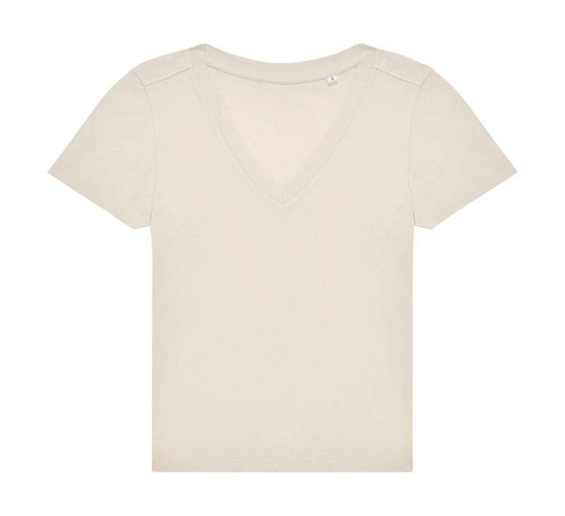 #E150 V T-shirt /dam, benvit – B&C (1)