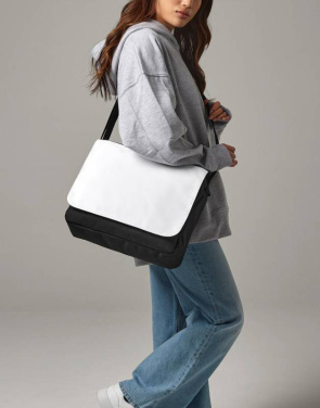 Sublimering Messenger Bag, svart – Bagbase (3)