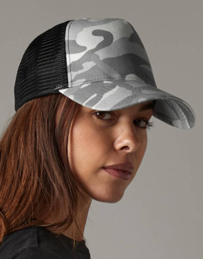 Camo Snapback Trucker, Arktisk kamouflage – Beechfield (2)