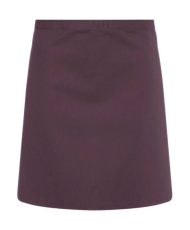 Midjeförkläde Basic 70 x 55 cm, Aubergine