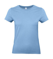 #E190 /dam T-shirt, himmelsblå