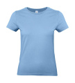 #E190 /dam T-shirt, himmelsblå