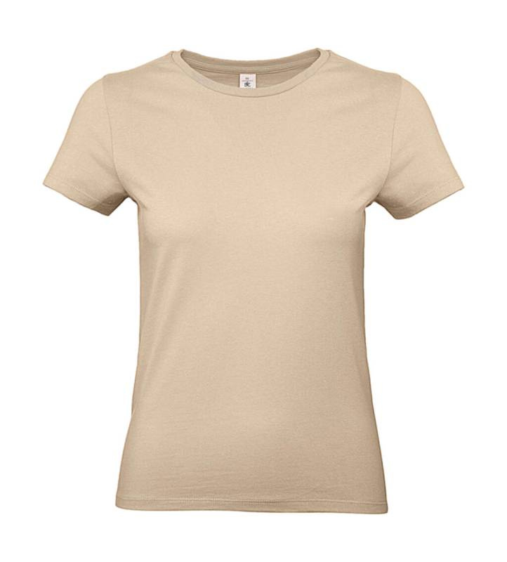 #E190 /dam T-shirt, sandfärgad – B&C (1)