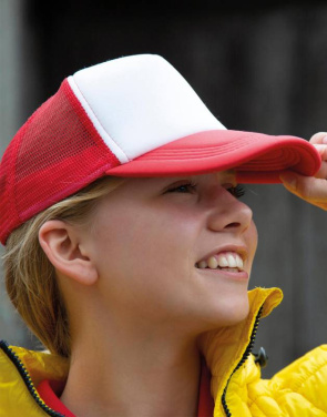 Detroit ½ Mesh Truckerkeps, kungsblå/vit – Result Headwear (4)