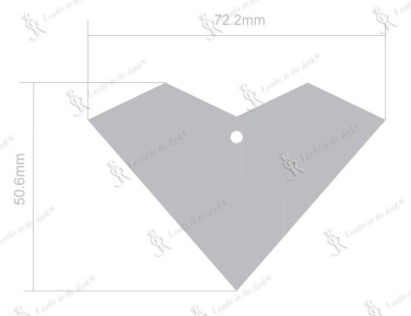 Mjuk reflex – Bokstav V | Softreflector – 3