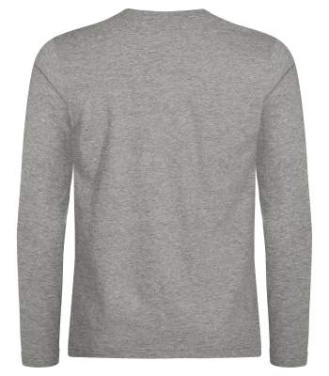 Premium L/S – T-shirt, Gråmelerad – Clique (2)