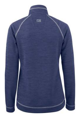 Chambers Halv dragkedja Dam, Denimmelerad - Cutter & Buck (2)