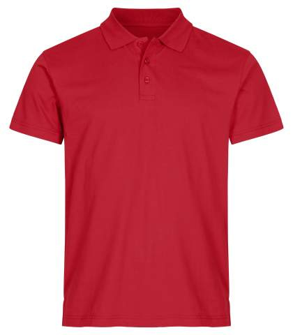 Single Polo – matchtröja, Röd – Clique (1)