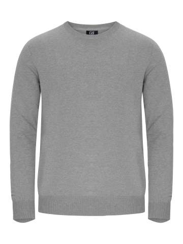 Oakville – sweatshirt med rund hals (herr), Gråmelerad - Cutter & Buck (1)