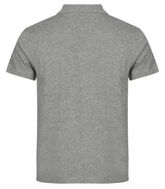 Single Polo – matchtröja, Gråmelerad – Clique (2)