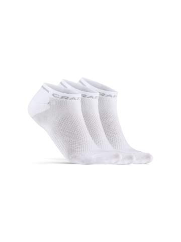 Active Shaftless 3-Pack – strumpor, Vit – Craft