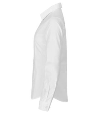 Stretch L/S – skjorta (dam), Vit - Clique (3)