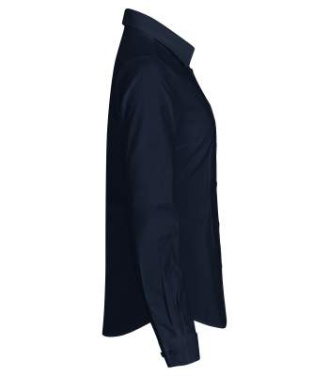 Stretch L/S – skjorta (dam), Mörk marinblå - Clique (2)