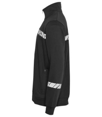 7102 1/2 ZIP 9910-VIZ – sweatshirt, Svart - ProJob (3)
