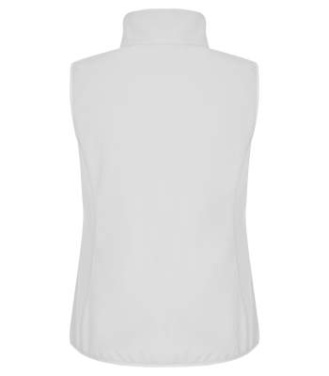 Classic Softshell – väst (dam), Vit - Clique (2)