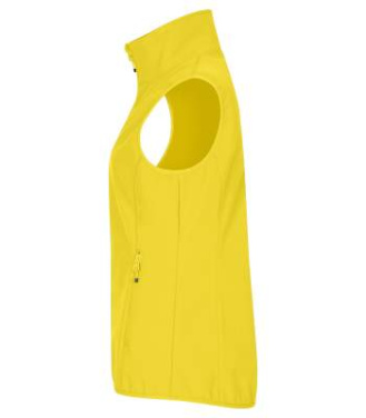 Classic Softshell – väst (dam), Gul - Clique (3)