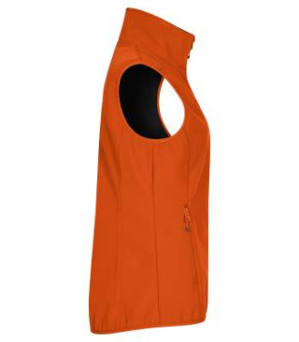 Classic Softshell – väst (dam), Blodapelsin - Clique (4)