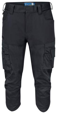 2554 PIRATE STRETCH – byxor, Svart – ProJob (1)
