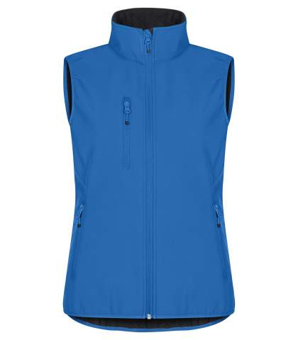 Classic Softshell – väst (dam), Kunglig blå - Clique (1)