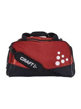 Squad Duffel Stor 38L, Svart/Klarröd - Craft (2)