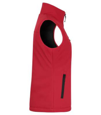 Padded Softshell – väst (dam), Röd - Clique (4)