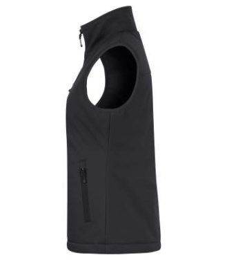 Padded Softshell – väst (dam), Svart - Clique (3)