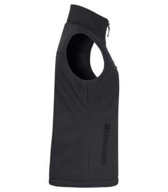 Padded Softshell – väst (dam), Svart - Clique (4)