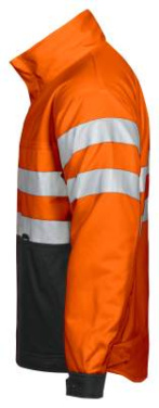 6407 EN ISO 20471 CLASS 3 – vadderad jacka, Orange/Svart – ProJob (3)