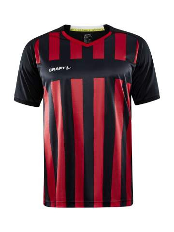 Progress 2.0 Stripe – matchtröja (herr), Svart/Klarröd - Craft (1)
