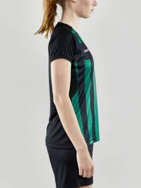 Progress 2.0 Stripe – matchtröja (dam), Svart/Laggrön - Craft (4)