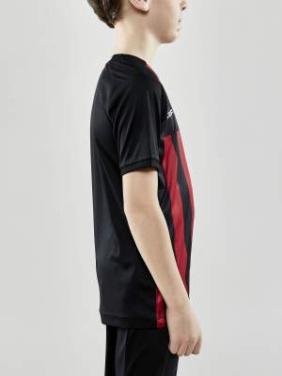 Progress 2.0 Stripe – matchtröja (barn), Svart/Klarröd - Craft (4)