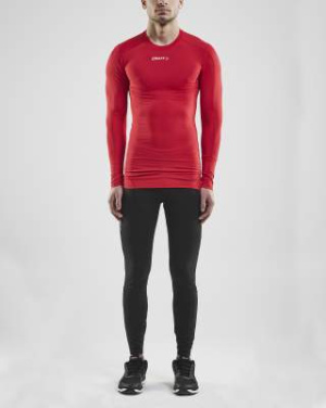 Ability Compression Långärmad Uni, Klarröd – Craft (4)