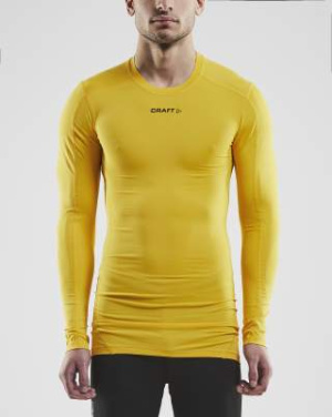 Ability Compression Långärmad Uni, Sverige Gul – Craft (2)
