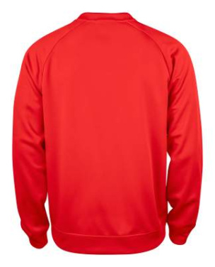 Basic Active – sweatshirt med rund hals, röd - Clique (2)