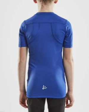 Pro Control Compression – T-shirt (barn), Klubb Cobolt - Craft (3)