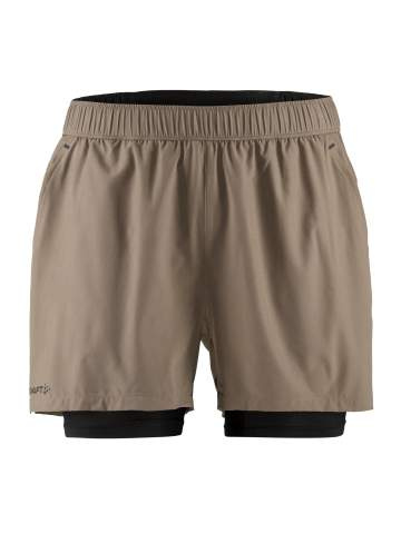 ADV Essence 2-in-1 Stretch – shorts (herr), Dk Clay - Craft (1)