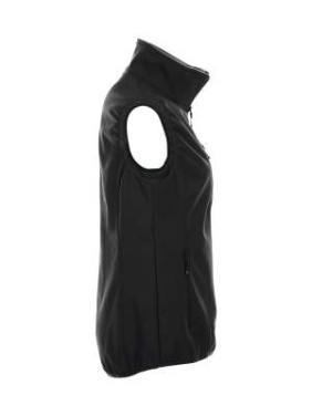 Basic Softshell Ladies – väst, svart – Clique (4)