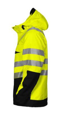 6418 EN ISO 20471 CLASS 3 – vadderad jacka, Gul/Svart – ProJob (3)