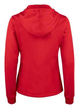 Basic Active Hoody – tröja med hel dragkedja (dam), röd - Clique (2)