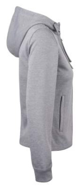 Basic Active Hoody – tröja med hel dragkedja (dam), gråmelerad - Clique (4)