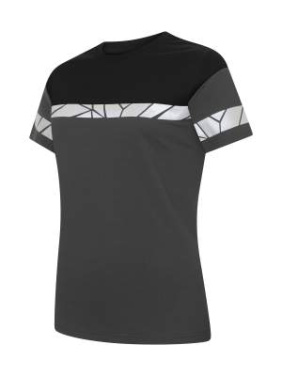 7005 9910-VIZ – T-shirt (dam), Grå/Svart - ProJob (3)